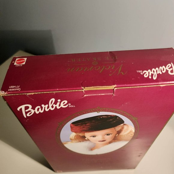 Mattel Victorian Ice Skater Barbie Doll with Music Box 2000 Special Edition - Picture 3 of 8